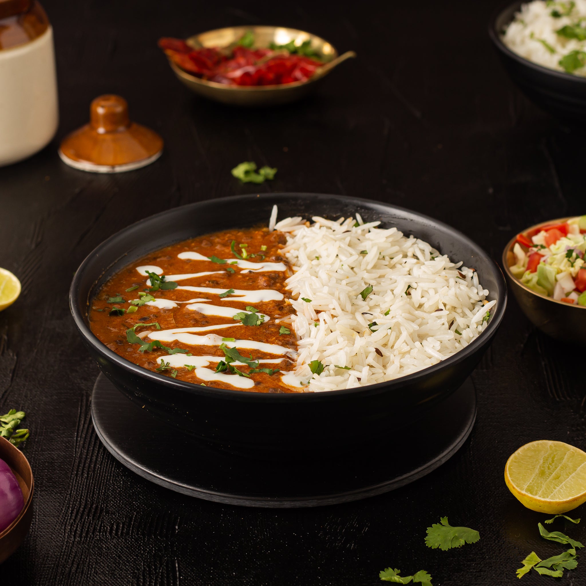 Dal Makhani Rice Bowl Image